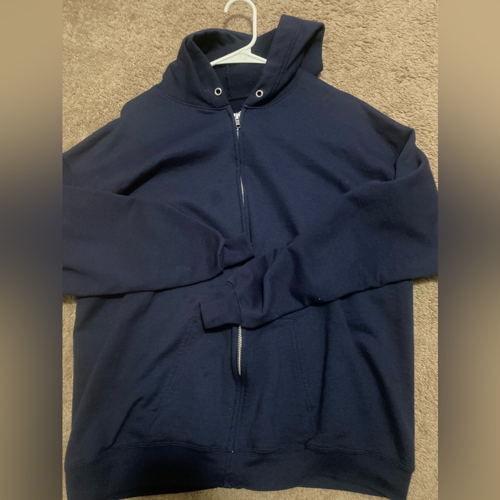 Blue NIKE zip up